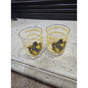 Harry Potter Wizarding World Hufflepuff Glasses Yellow Lot Of 2 4 Inch